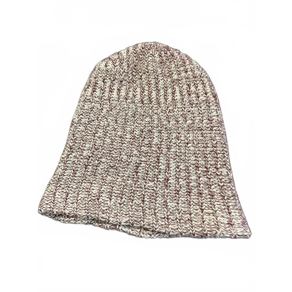 Love Your Melon Burgundy Marled Knit Beanie - Picture 3 of 6